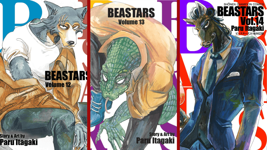 beastars manga volumes 12 13 14 netflix