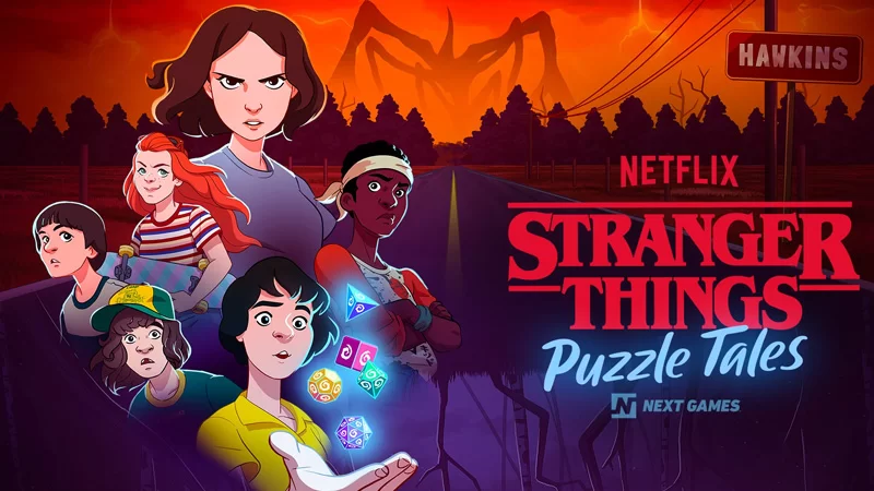stranger things puzzle tales netflix games